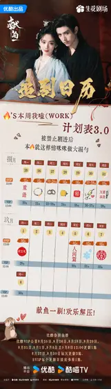 献鱼 日历海报