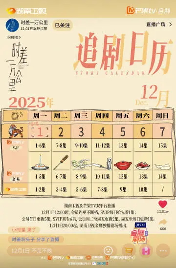 时差一万公里 日历海报