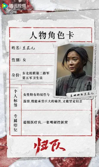 归队 角色海报