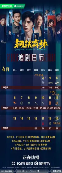 钢铁森林 日历海报