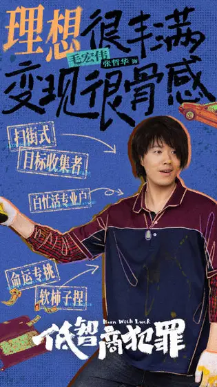 低智商犯罪 角色海报