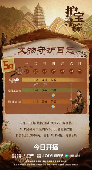护宝寻踪 日历海报