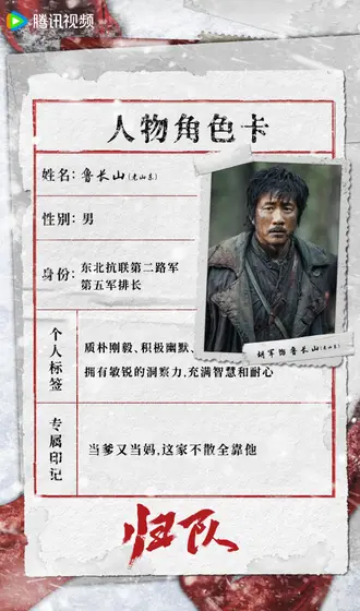 归队 角色海报